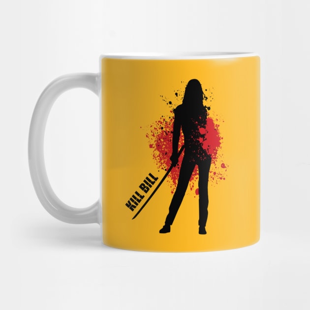 Kill Bill Tarantino Bloody Bride Design by TopTeesShop